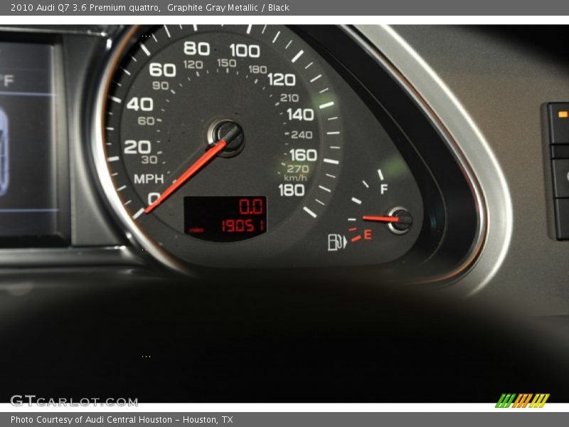 Graphite Gray Metallic / Black 2010 Audi Q7 3.6 Premium quattro