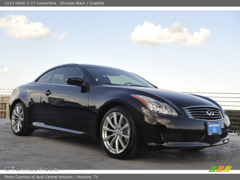  2010 G 37 Convertible Obsidian Black