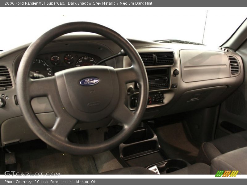 Dark Shadow Grey Metallic / Medium Dark Flint 2006 Ford Ranger XLT SuperCab