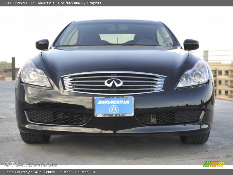 Obsidian Black / Graphite 2010 Infiniti G 37 Convertible