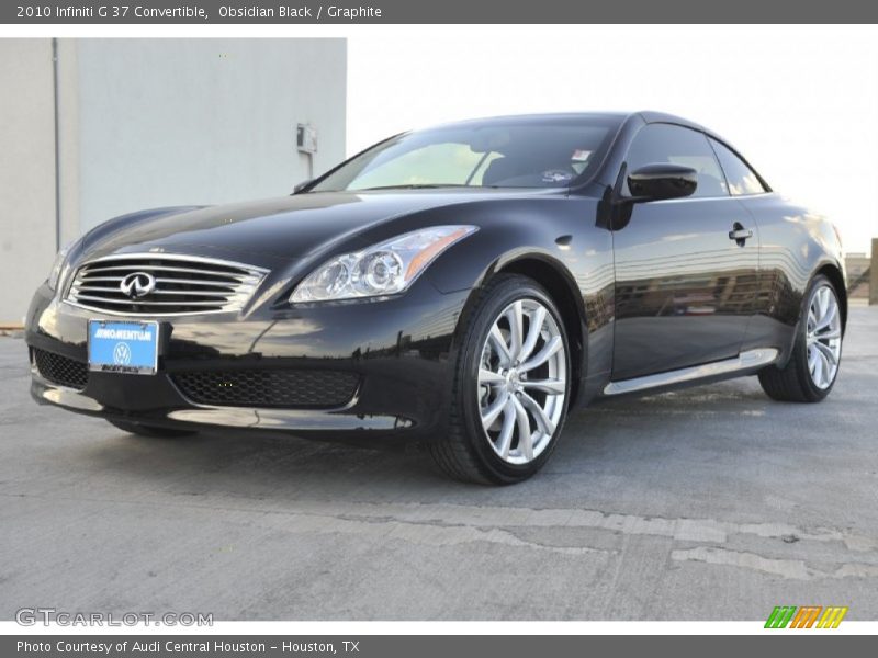  2010 G 37 Convertible Obsidian Black