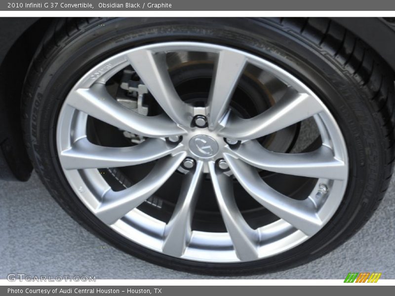 Obsidian Black / Graphite 2010 Infiniti G 37 Convertible