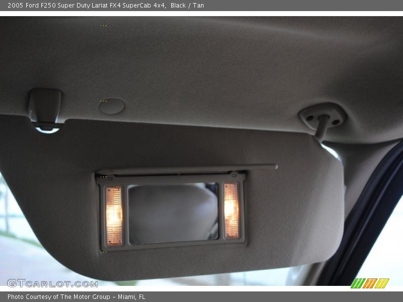 Black / Tan 2005 Ford F250 Super Duty Lariat FX4 SuperCab 4x4