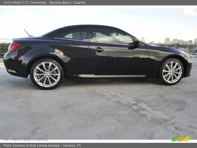 Obsidian Black / Graphite 2010 Infiniti G 37 Convertible