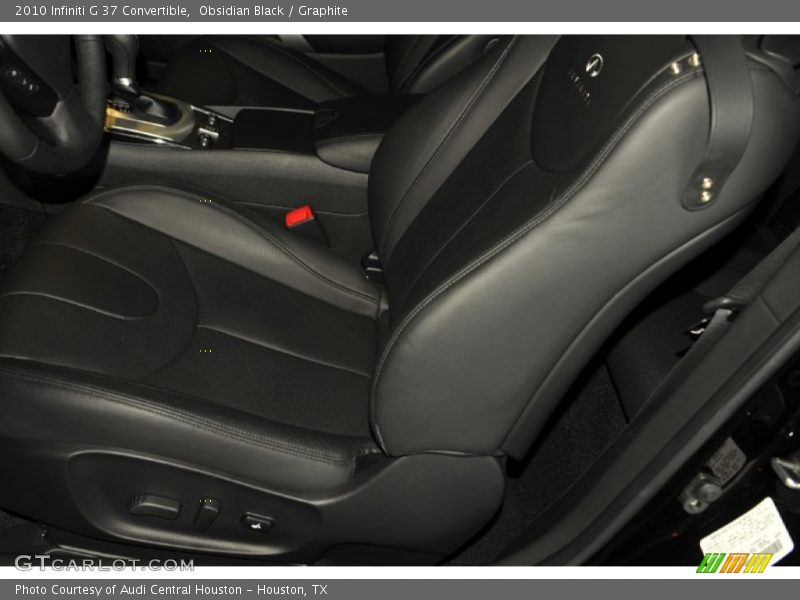 Obsidian Black / Graphite 2010 Infiniti G 37 Convertible