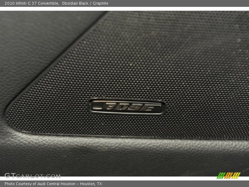Obsidian Black / Graphite 2010 Infiniti G 37 Convertible
