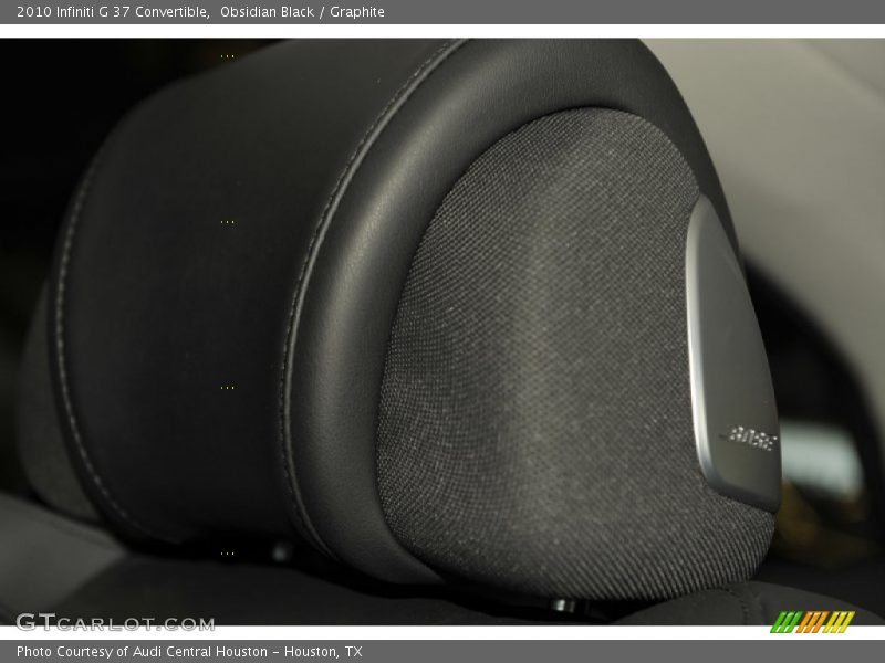 Obsidian Black / Graphite 2010 Infiniti G 37 Convertible