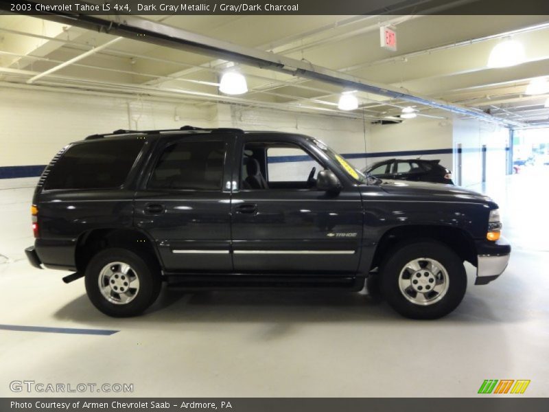 Dark Gray Metallic / Gray/Dark Charcoal 2003 Chevrolet Tahoe LS 4x4