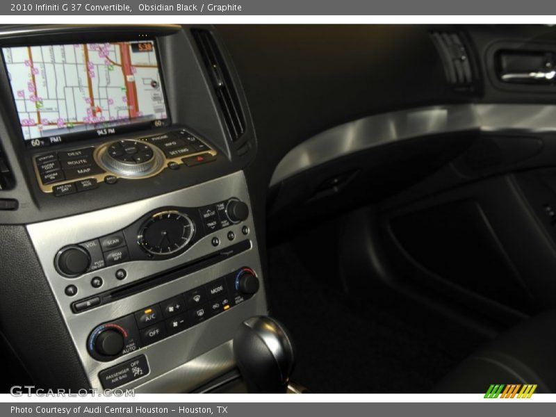 Obsidian Black / Graphite 2010 Infiniti G 37 Convertible