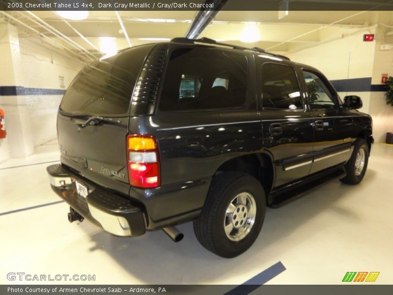 Dark Gray Metallic / Gray/Dark Charcoal 2003 Chevrolet Tahoe LS 4x4