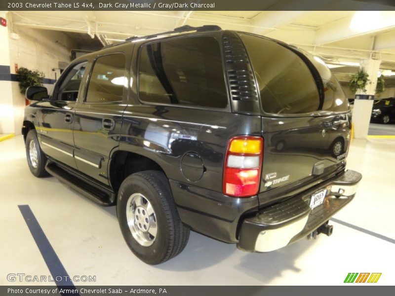 Dark Gray Metallic / Gray/Dark Charcoal 2003 Chevrolet Tahoe LS 4x4