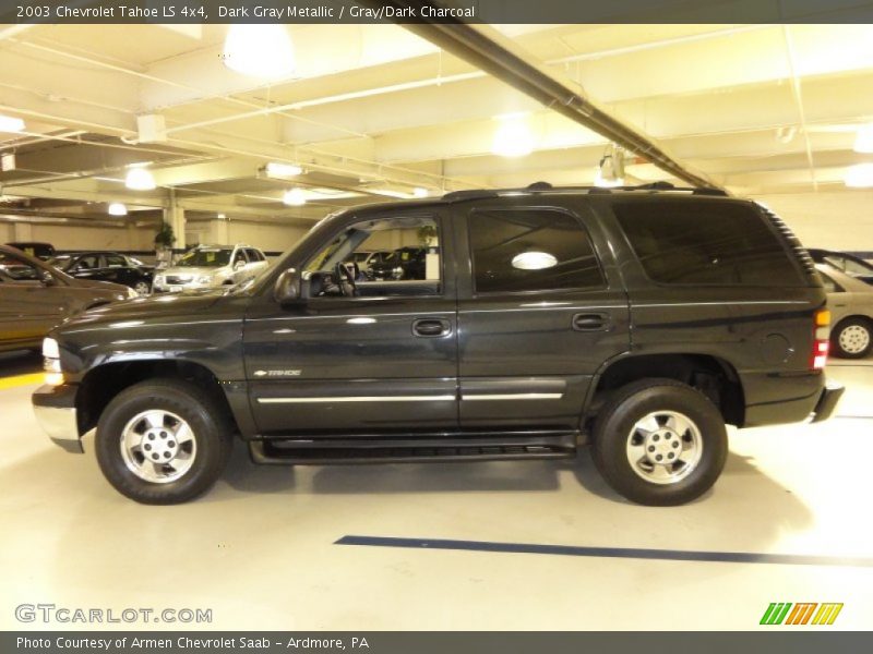 Dark Gray Metallic / Gray/Dark Charcoal 2003 Chevrolet Tahoe LS 4x4