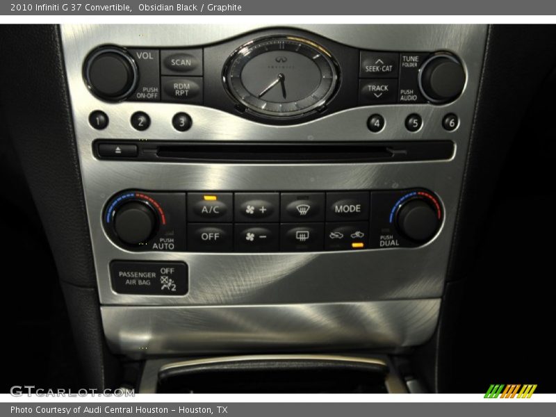Obsidian Black / Graphite 2010 Infiniti G 37 Convertible