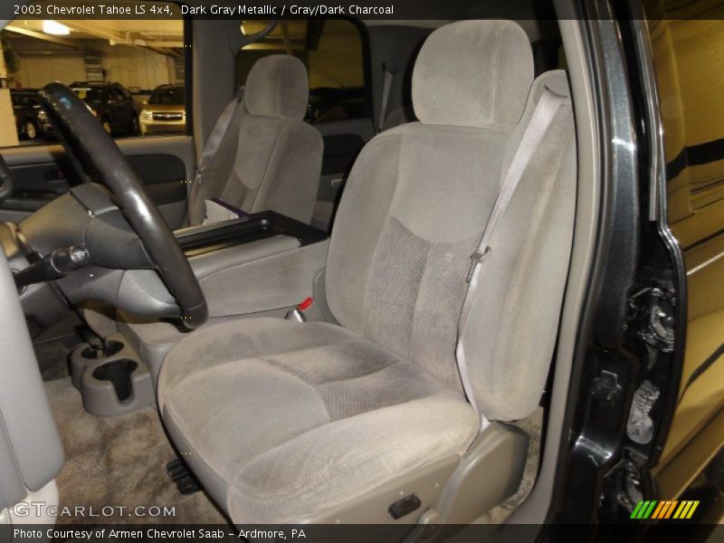 Dark Gray Metallic / Gray/Dark Charcoal 2003 Chevrolet Tahoe LS 4x4
