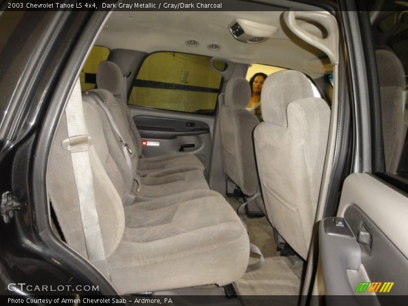 Dark Gray Metallic / Gray/Dark Charcoal 2003 Chevrolet Tahoe LS 4x4