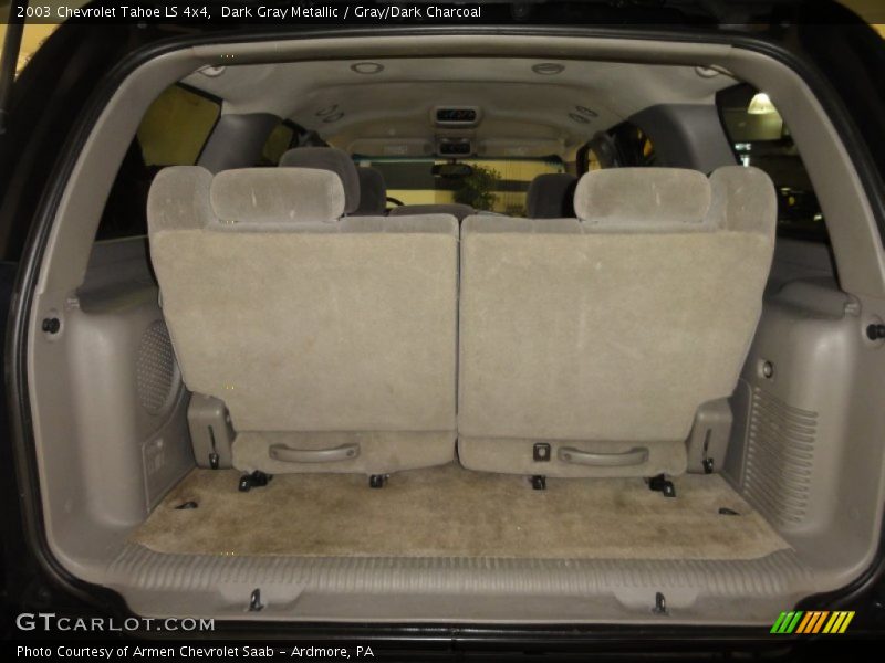 Dark Gray Metallic / Gray/Dark Charcoal 2003 Chevrolet Tahoe LS 4x4