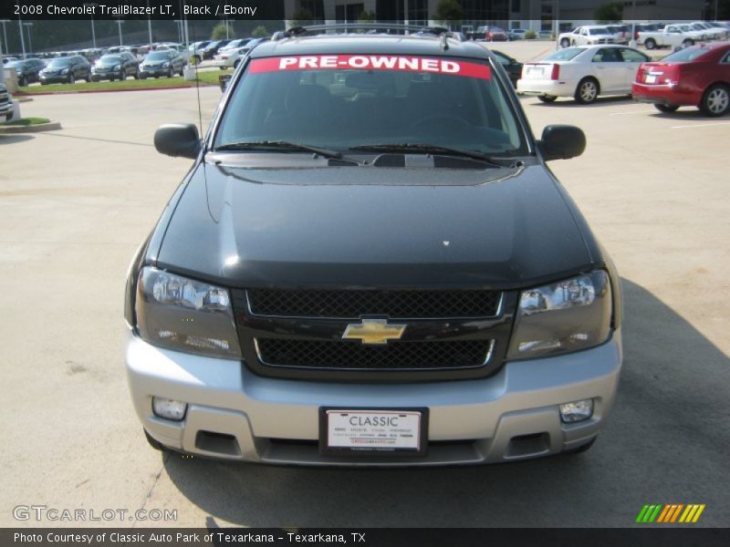 Black / Ebony 2008 Chevrolet TrailBlazer LT