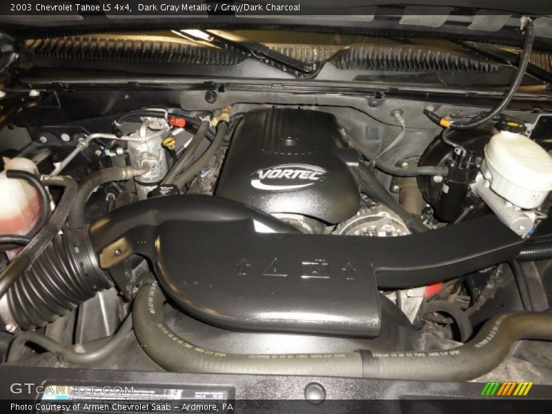 Dark Gray Metallic / Gray/Dark Charcoal 2003 Chevrolet Tahoe LS 4x4