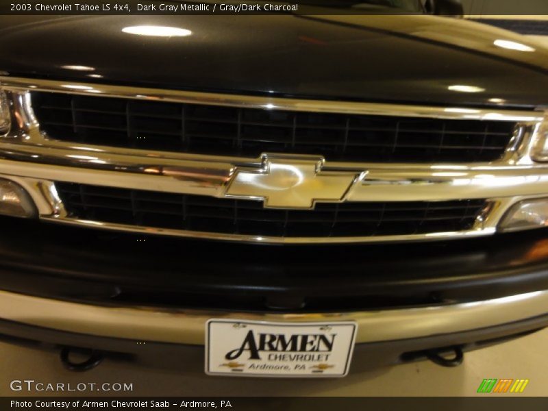 Dark Gray Metallic / Gray/Dark Charcoal 2003 Chevrolet Tahoe LS 4x4