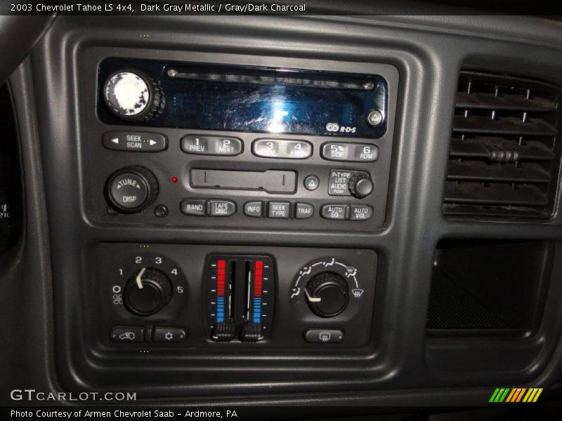 Dark Gray Metallic / Gray/Dark Charcoal 2003 Chevrolet Tahoe LS 4x4