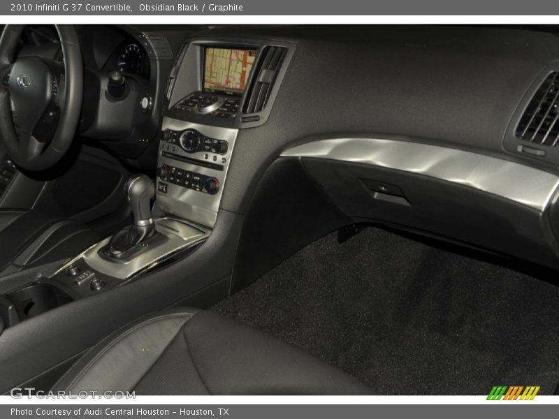 Obsidian Black / Graphite 2010 Infiniti G 37 Convertible