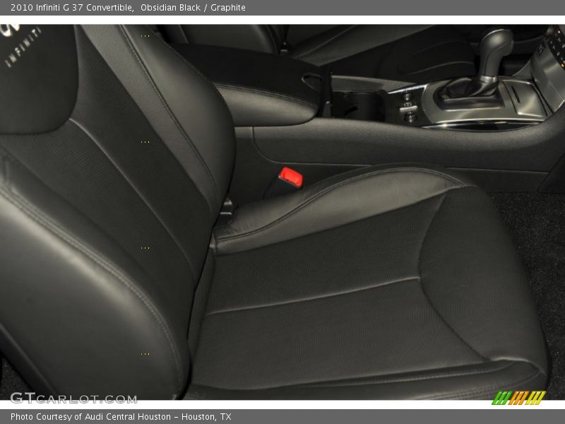 Obsidian Black / Graphite 2010 Infiniti G 37 Convertible