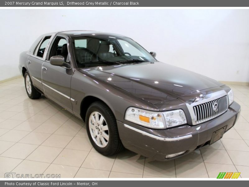 Driftwood Grey Metallic / Charcoal Black 2007 Mercury Grand Marquis LS