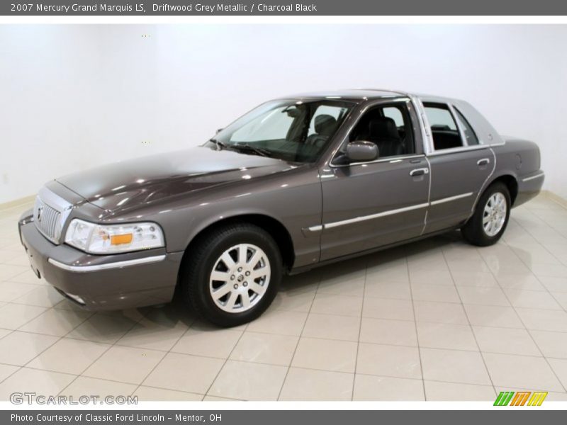 Driftwood Grey Metallic / Charcoal Black 2007 Mercury Grand Marquis LS