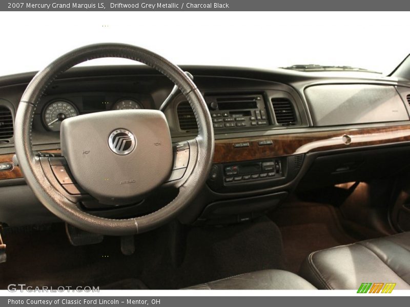 Driftwood Grey Metallic / Charcoal Black 2007 Mercury Grand Marquis LS