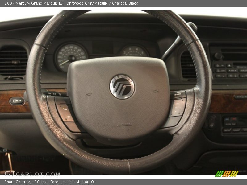 Driftwood Grey Metallic / Charcoal Black 2007 Mercury Grand Marquis LS