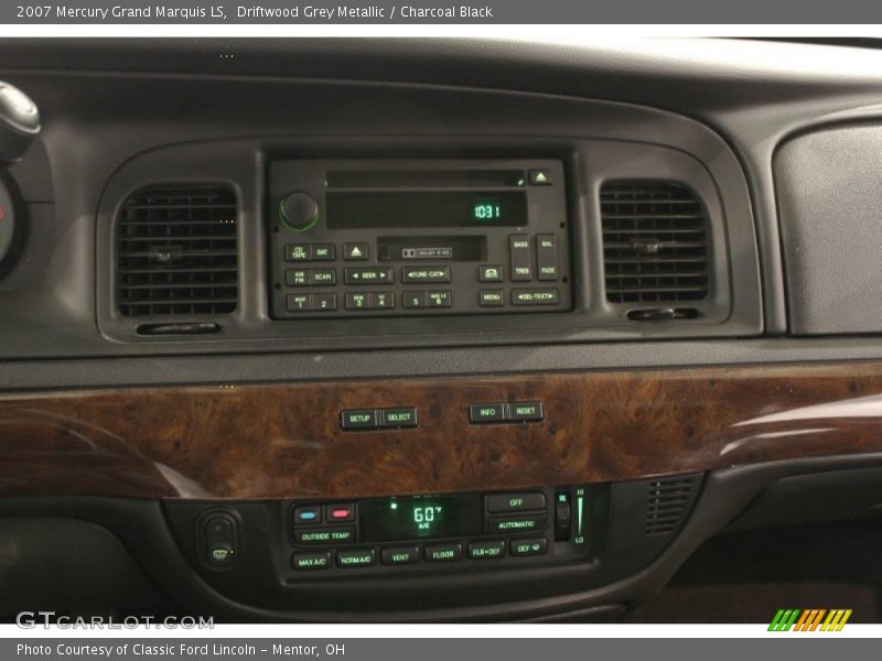 Driftwood Grey Metallic / Charcoal Black 2007 Mercury Grand Marquis LS