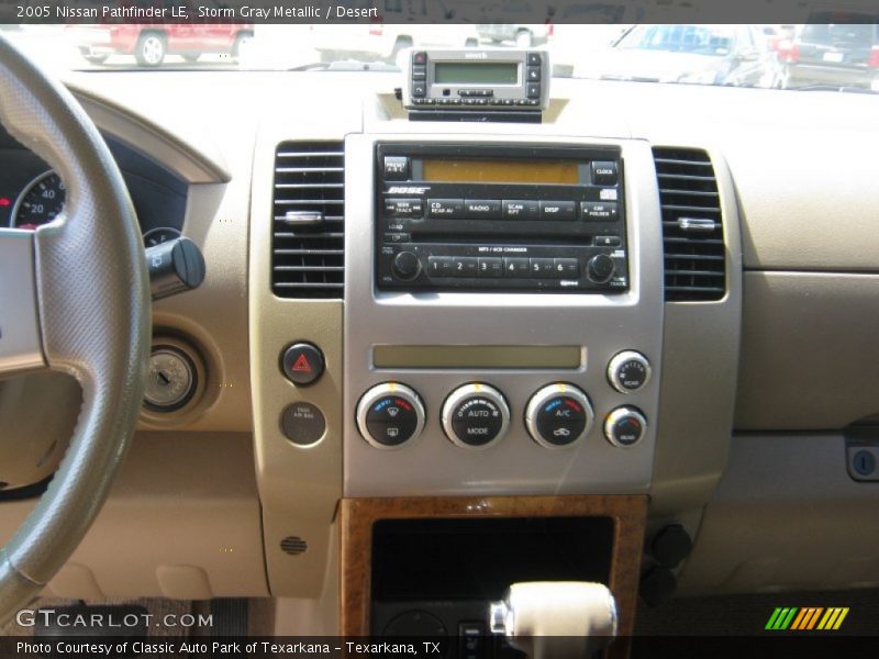 Storm Gray Metallic / Desert 2005 Nissan Pathfinder LE