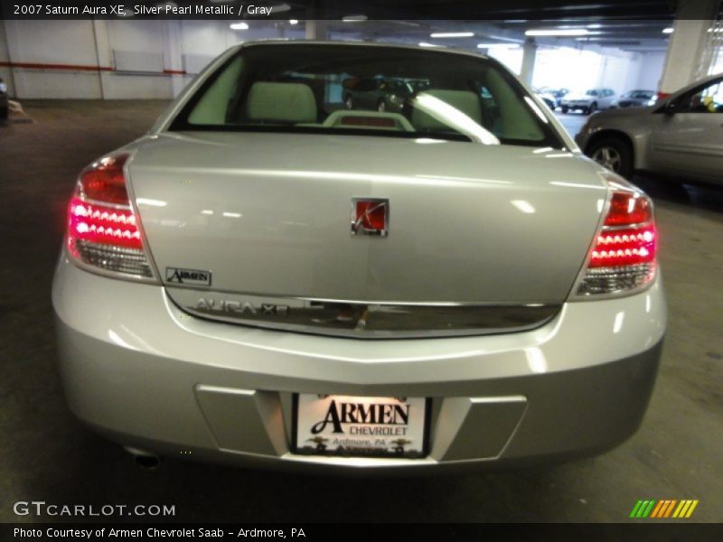 Silver Pearl Metallic / Gray 2007 Saturn Aura XE