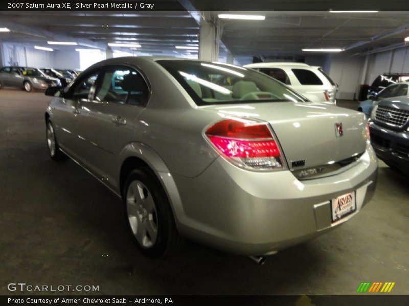 Silver Pearl Metallic / Gray 2007 Saturn Aura XE