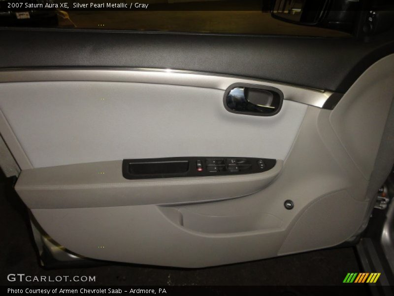 Silver Pearl Metallic / Gray 2007 Saturn Aura XE