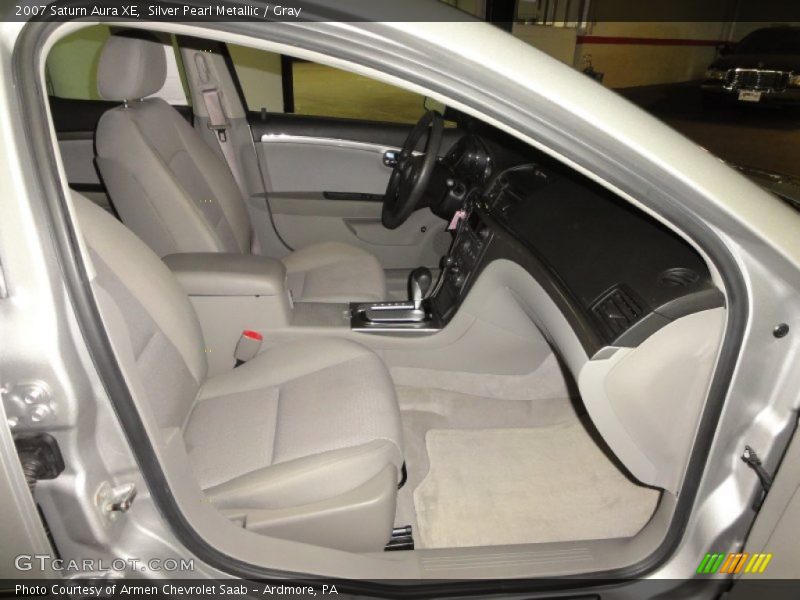 Silver Pearl Metallic / Gray 2007 Saturn Aura XE