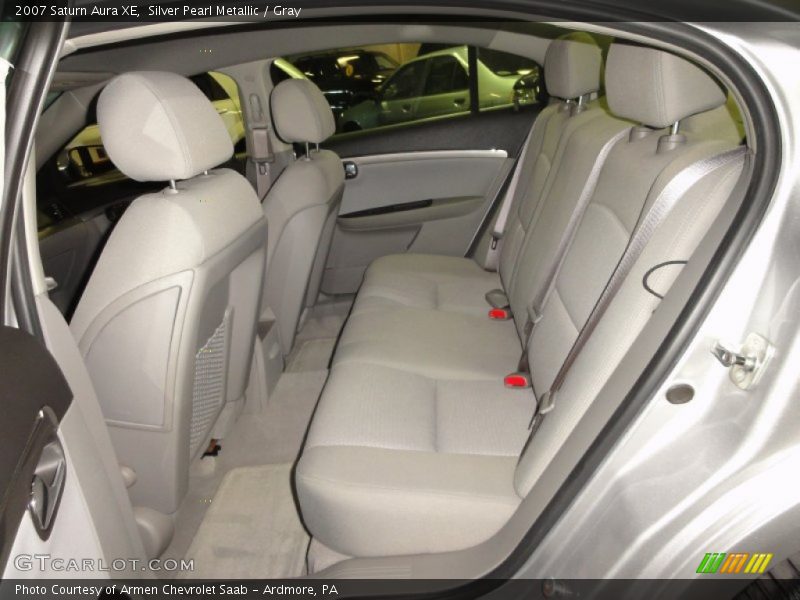 Silver Pearl Metallic / Gray 2007 Saturn Aura XE