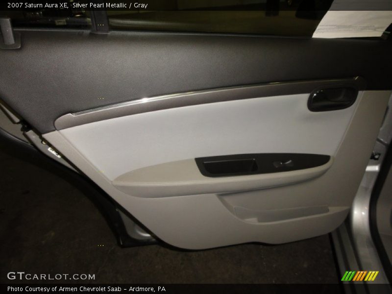 Silver Pearl Metallic / Gray 2007 Saturn Aura XE