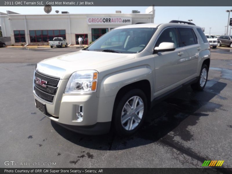 Gold Mist Metallic / Jet Black 2011 GMC Terrain SLE