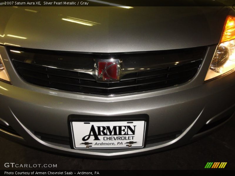 Silver Pearl Metallic / Gray 2007 Saturn Aura XE