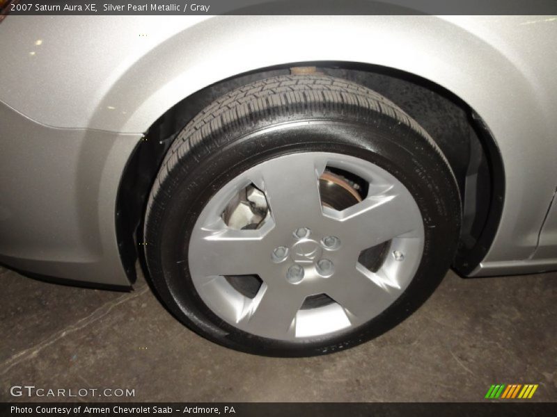 Silver Pearl Metallic / Gray 2007 Saturn Aura XE