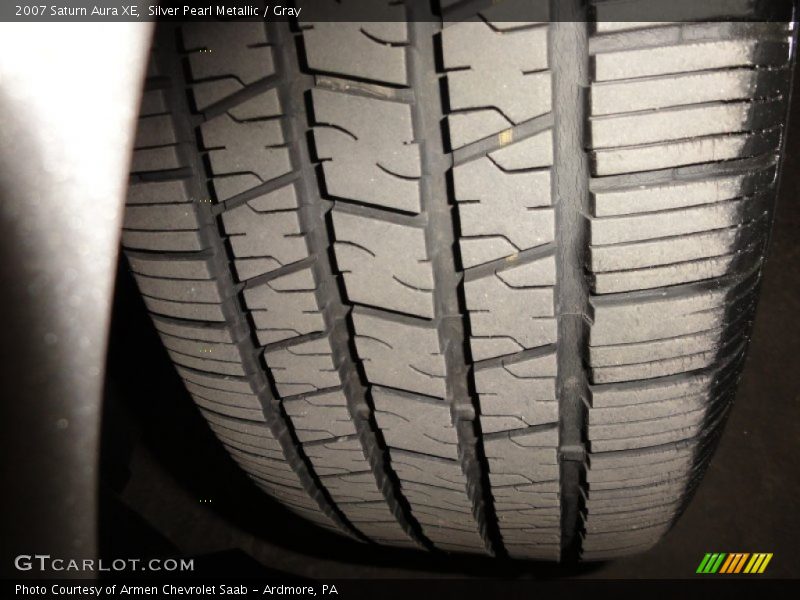 Silver Pearl Metallic / Gray 2007 Saturn Aura XE