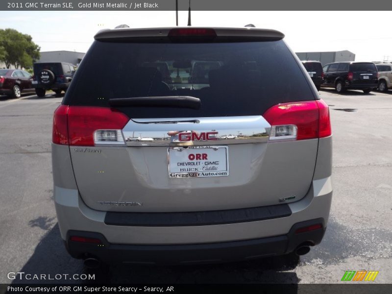 Gold Mist Metallic / Jet Black 2011 GMC Terrain SLE
