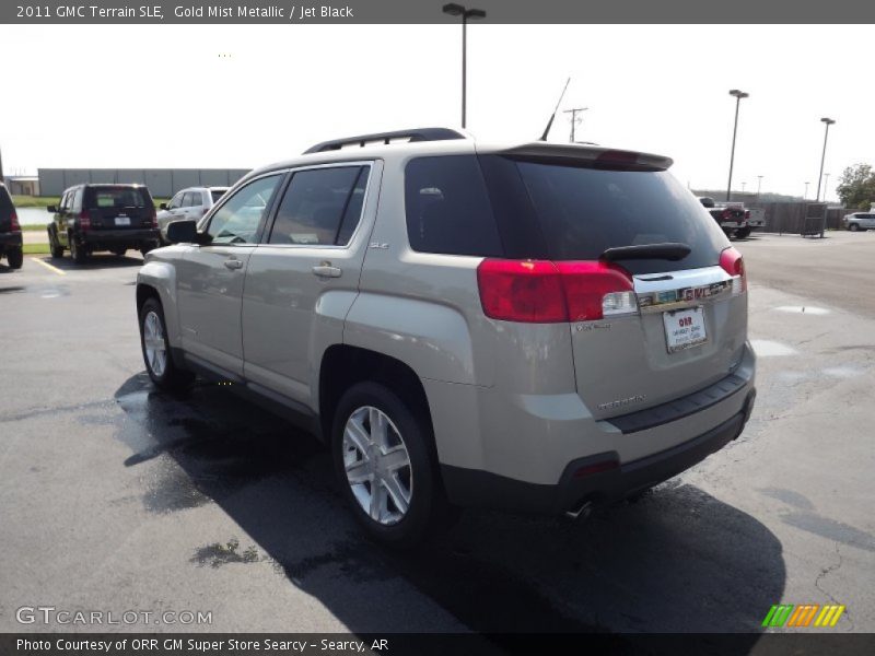 Gold Mist Metallic / Jet Black 2011 GMC Terrain SLE