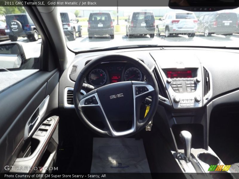 Gold Mist Metallic / Jet Black 2011 GMC Terrain SLE