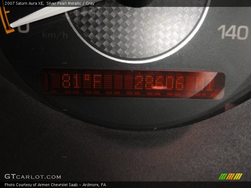 Silver Pearl Metallic / Gray 2007 Saturn Aura XE