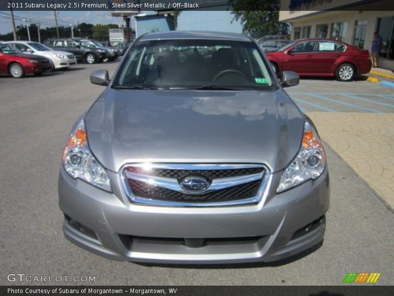 Steel Silver Metallic / Off-Black 2011 Subaru Legacy 2.5i Premium