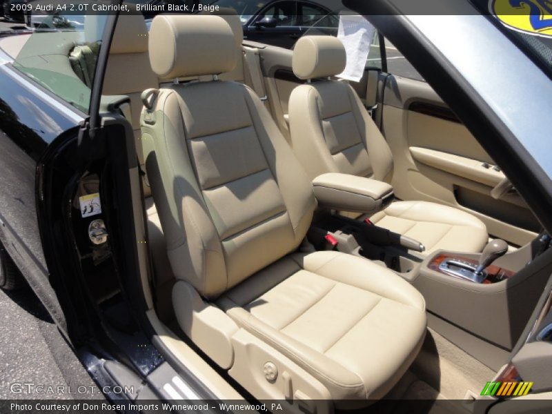  2009 A4 2.0T Cabriolet Beige Interior