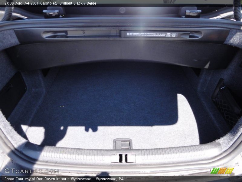 Brilliant Black / Beige 2009 Audi A4 2.0T Cabriolet