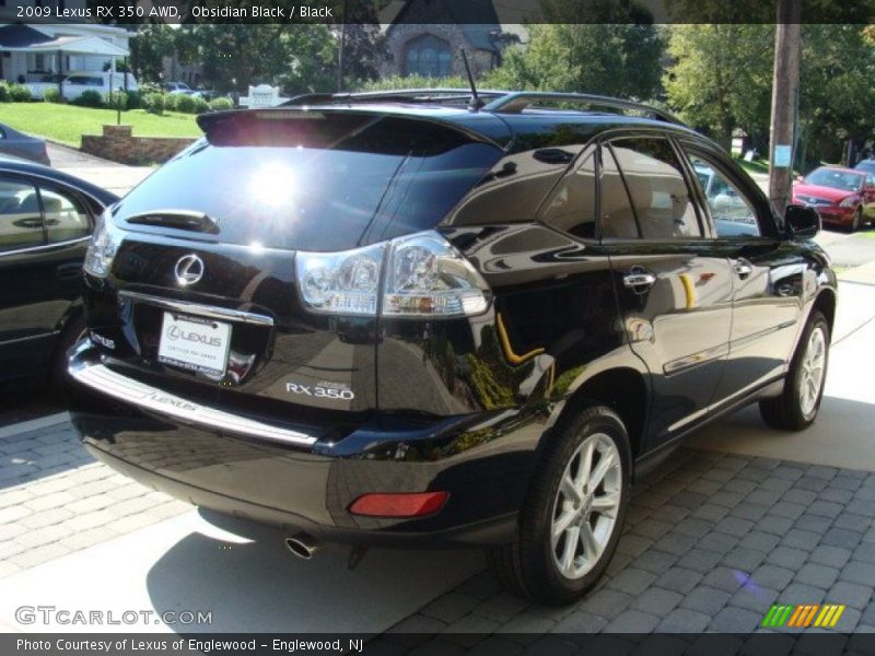 Obsidian Black / Black 2009 Lexus RX 350 AWD